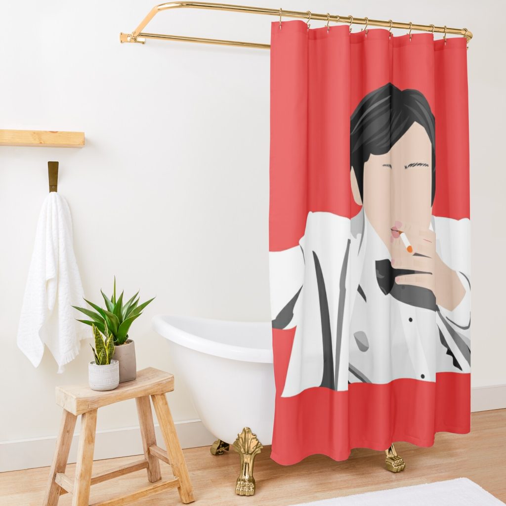 Joji No Face - Slow Dancing In The Dark Shower Curtain Official Joji Merch