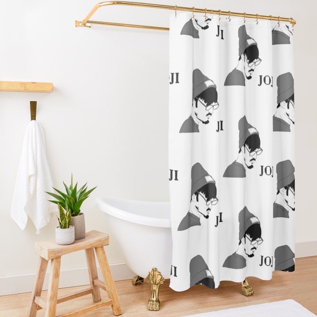 Joji Logo Shower Curtain Official Joji Merch