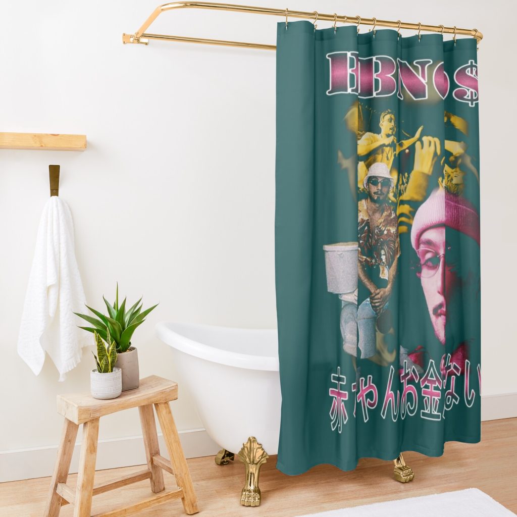 Bbno$ Vintage Bootleg Shower Curtain Official Joji Merch