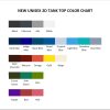 tank top color chart - Joji Merchandise